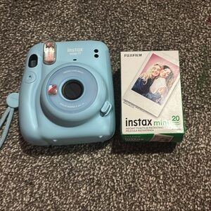 Fujifilm Instax Mini Instant Camera - Light Blue